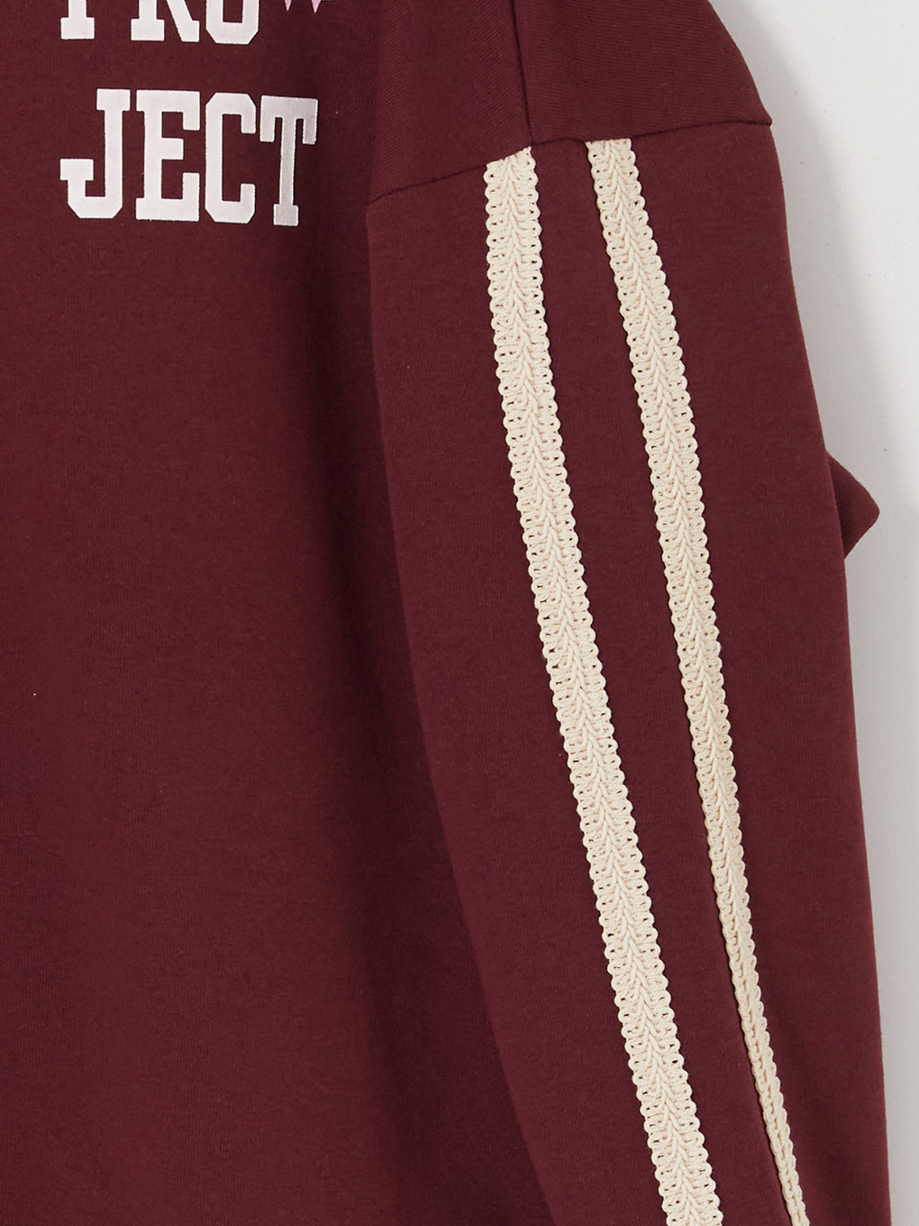 Bordo Kız Çocuk Kalın Fermuarlı Sweatshirt-4