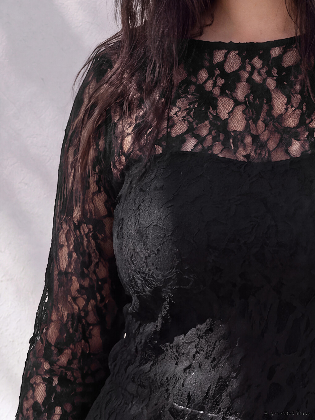 Woman Black Blouse-1