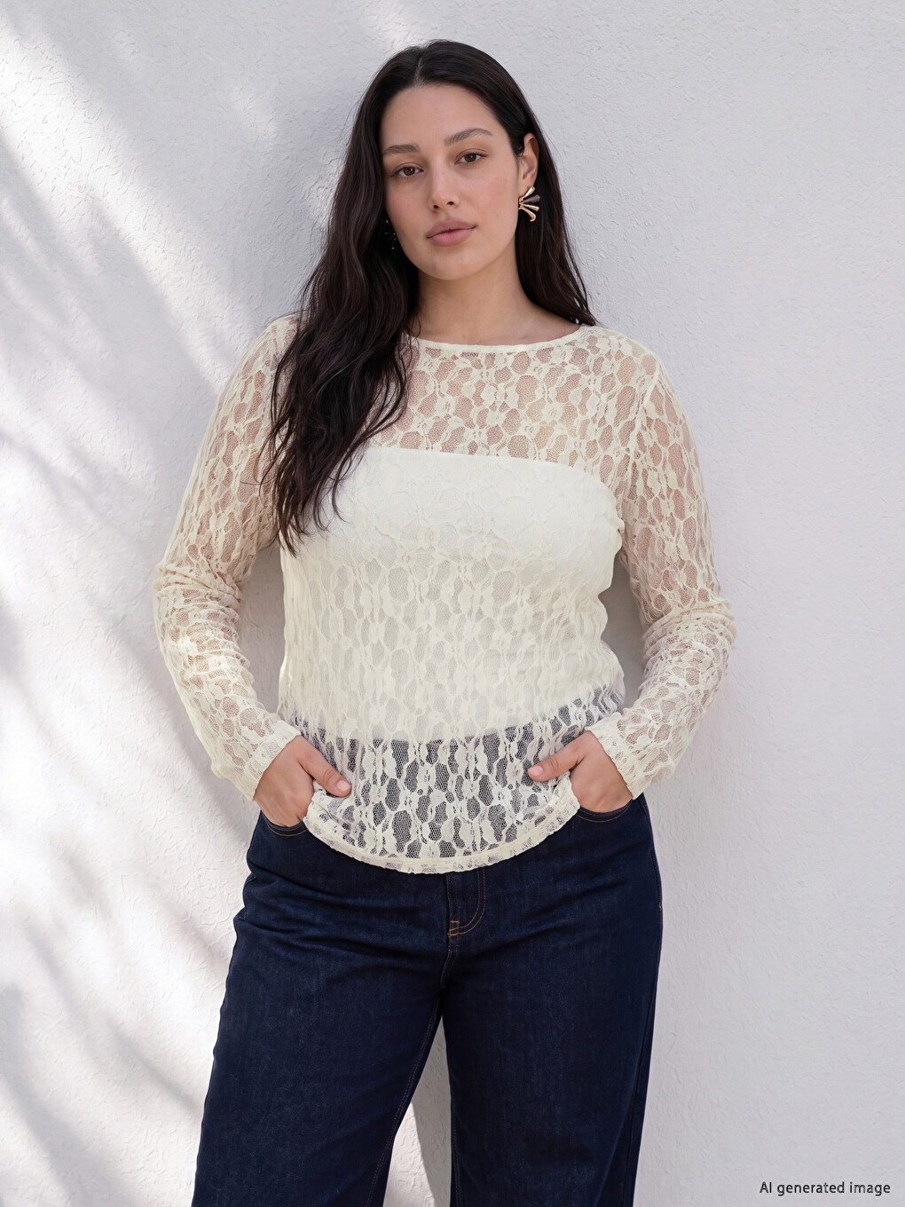 Woman Ecru Blouse