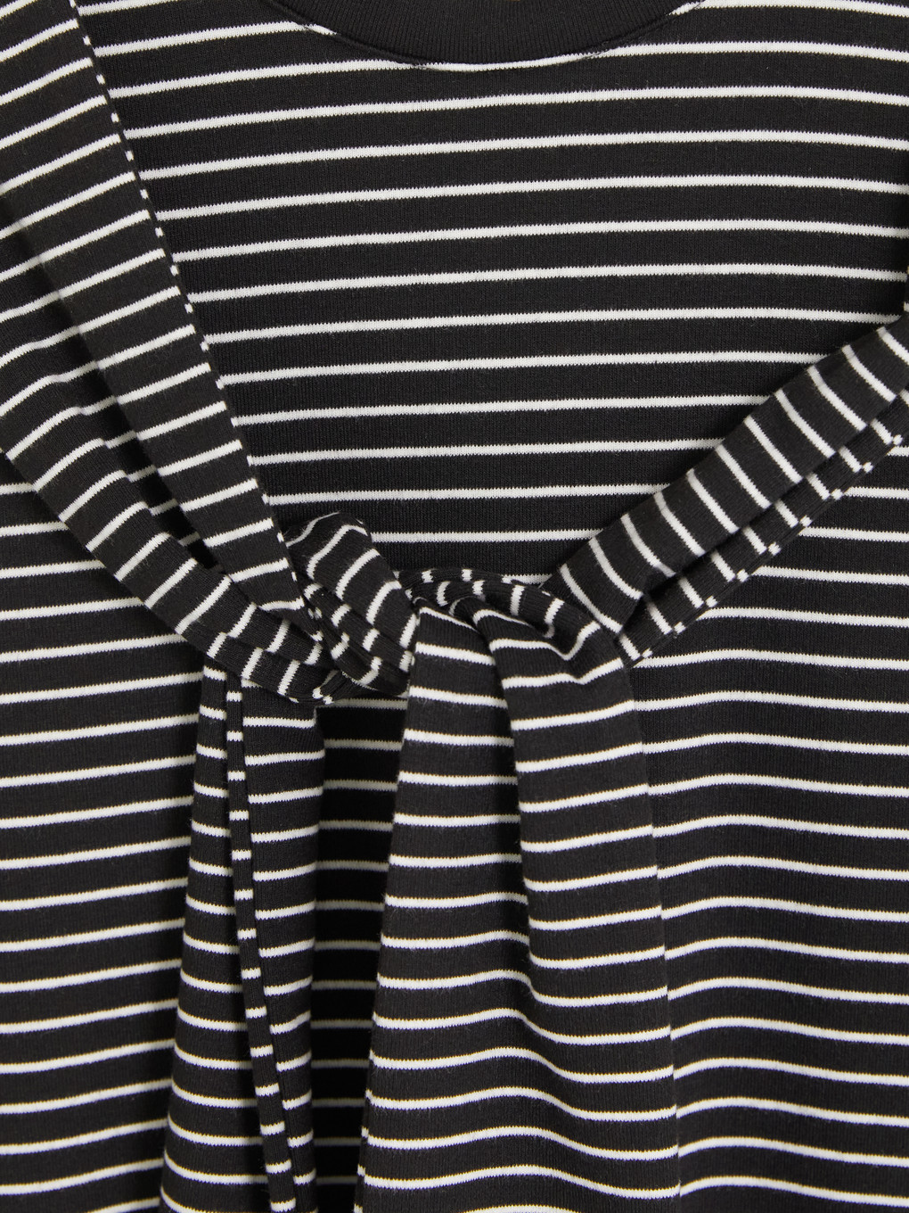 Tie-detail Striped Dress-2