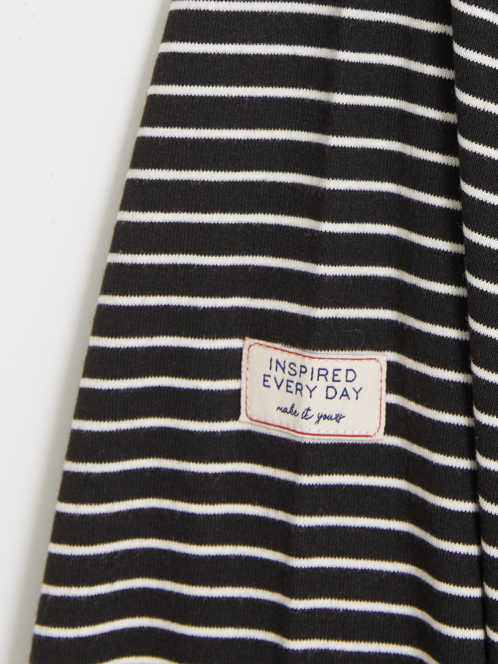 Tie-detail Striped Dress-3
