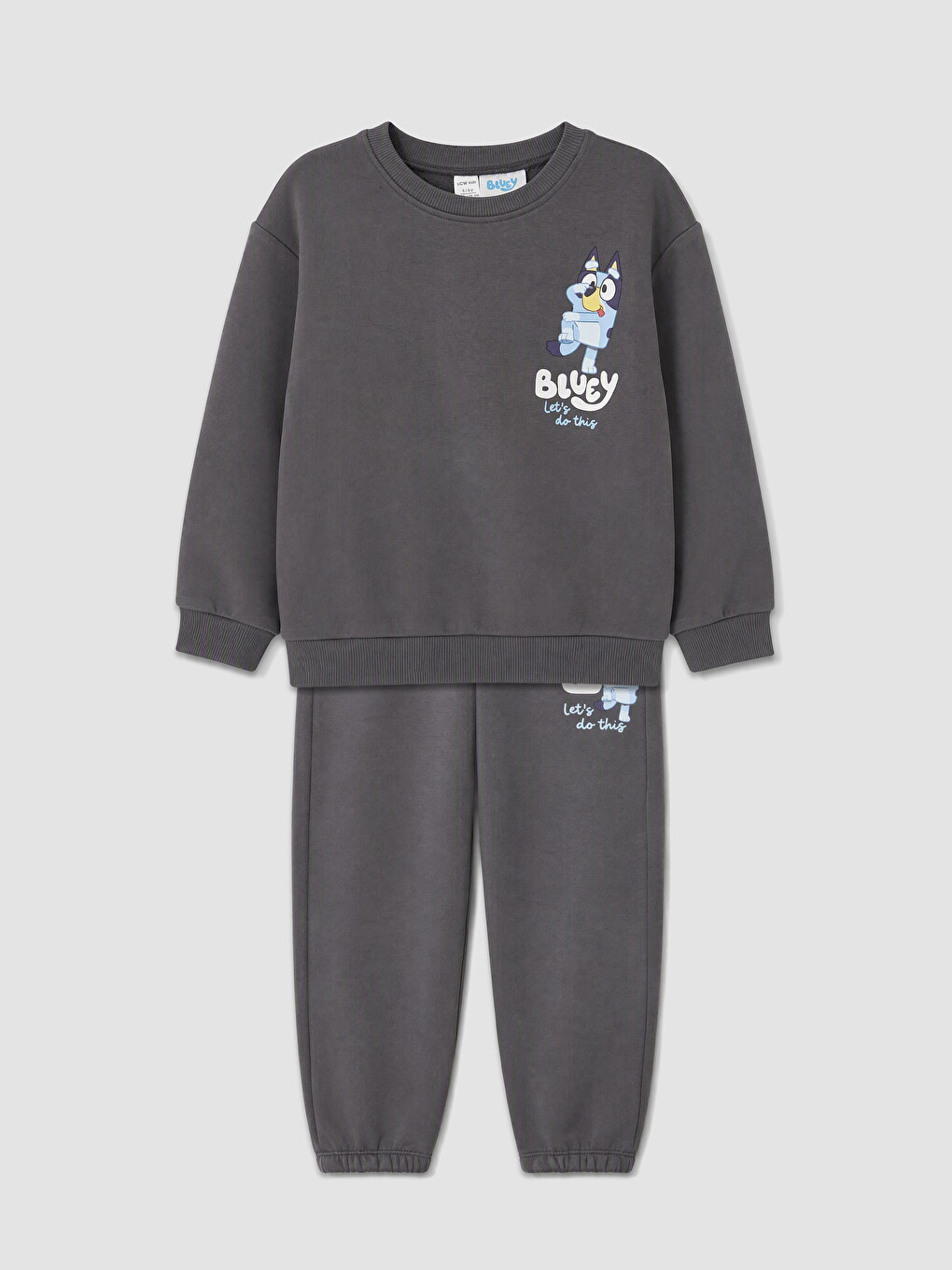 Boy Anthracite Tracksuit Set