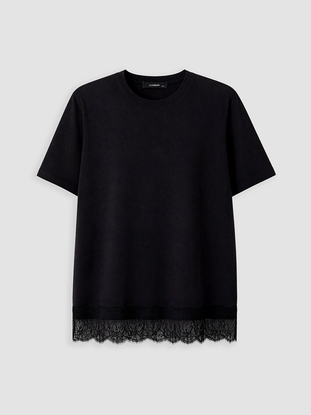 Plus Size Lace Detailed Blouse
