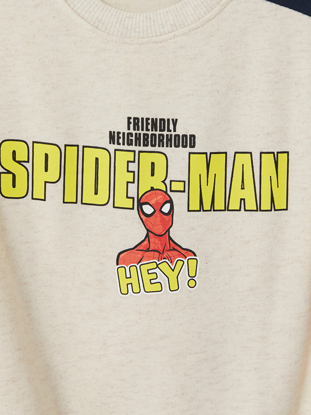 Beyaz Spider-man Baskılı Erkek Çocuk Kalın Eşofman Takım-2