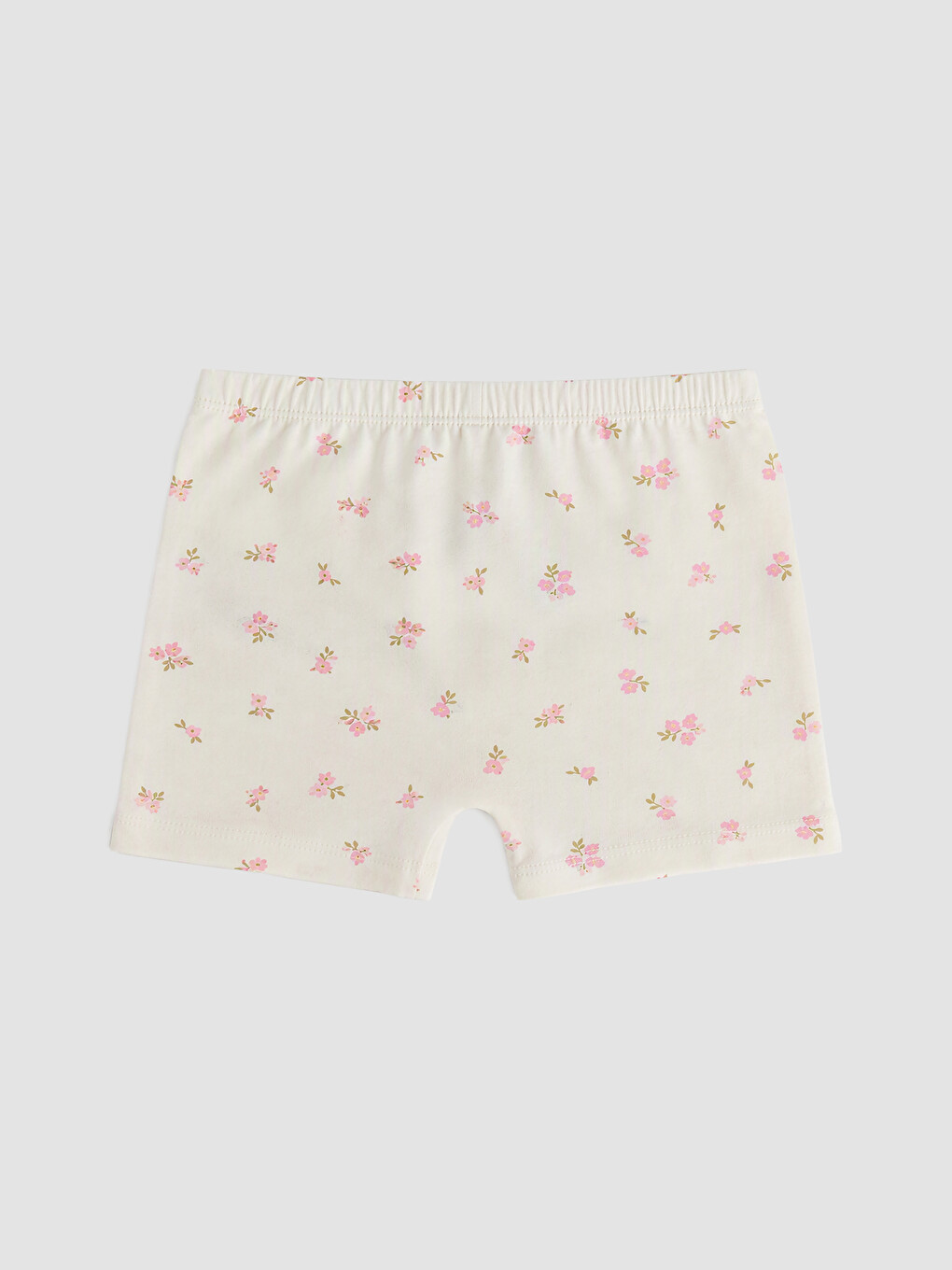 Girl White Boxer Briefs-3