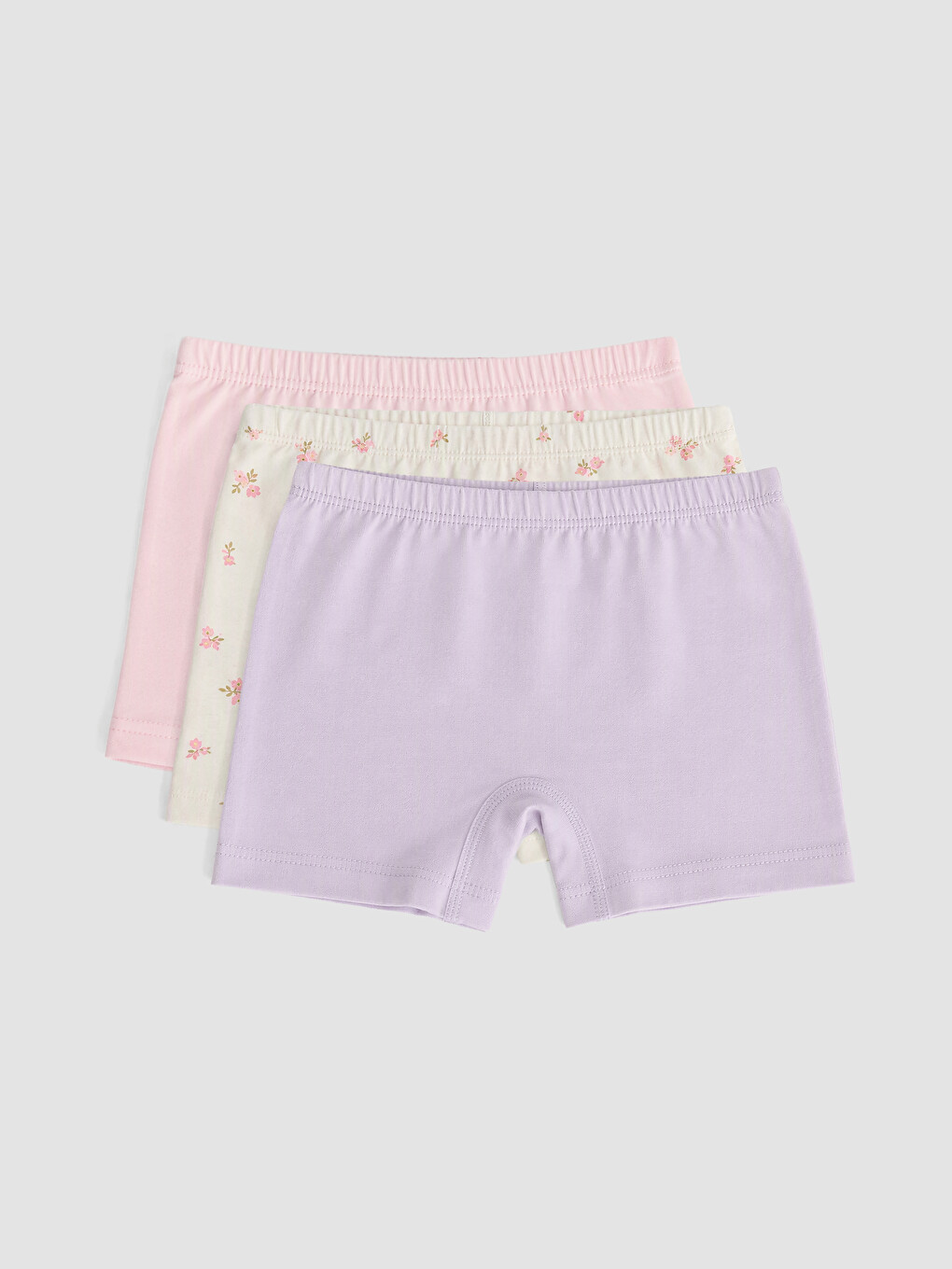 Girl White Boxer Briefs-5