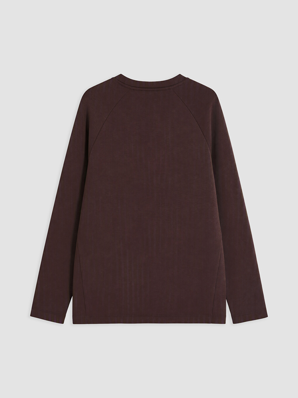 Kahverengi Soft Touch Oversize Kadın Sweatshirt Tunik-5