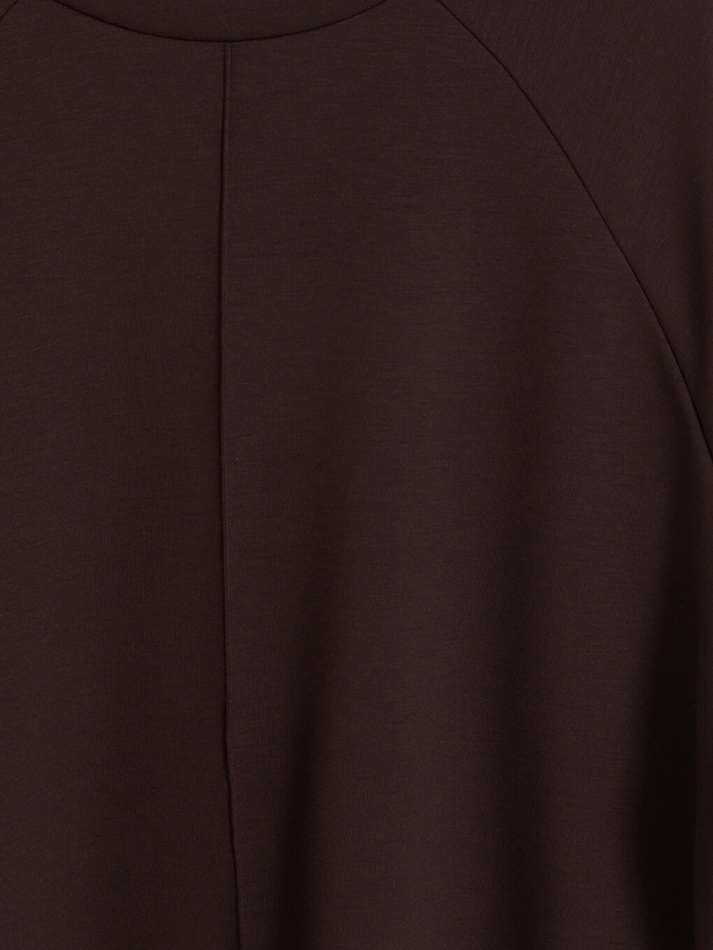 Kahverengi Soft Touch Oversize Kadın Sweatshirt Tunik-6