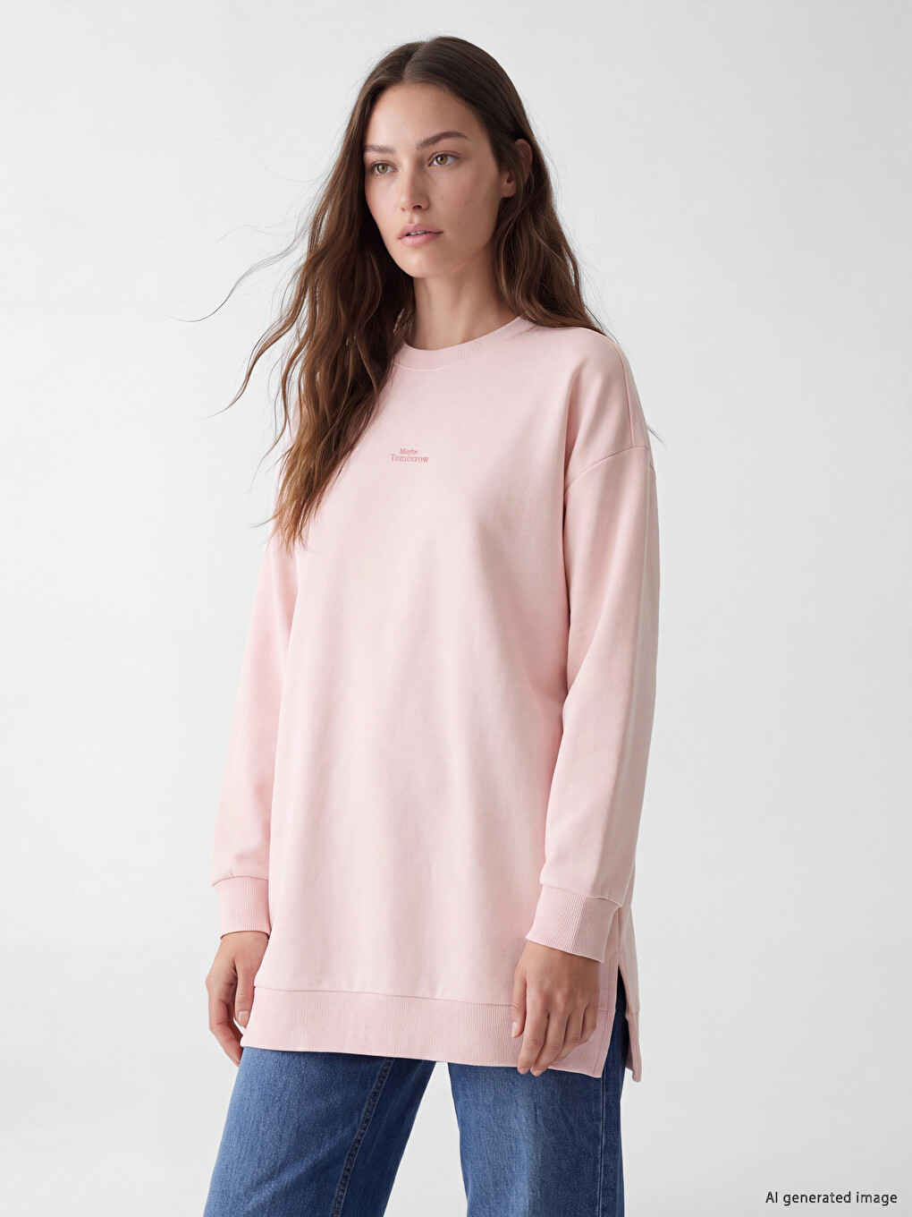  Χοντρό Φούτερ Tunic για γυναίκες