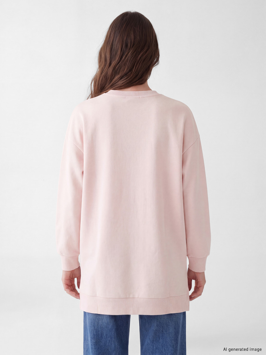 Χοντρό Φούτερ Tunic Για Γυναίκες-3