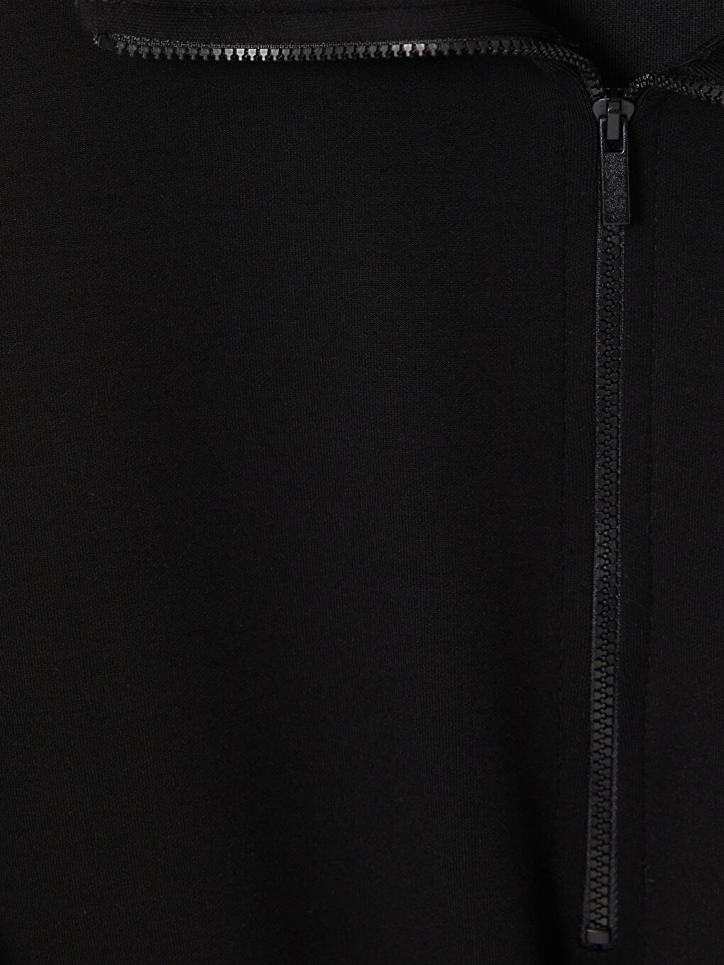 Woman Black Sweatshirt Tunic-1