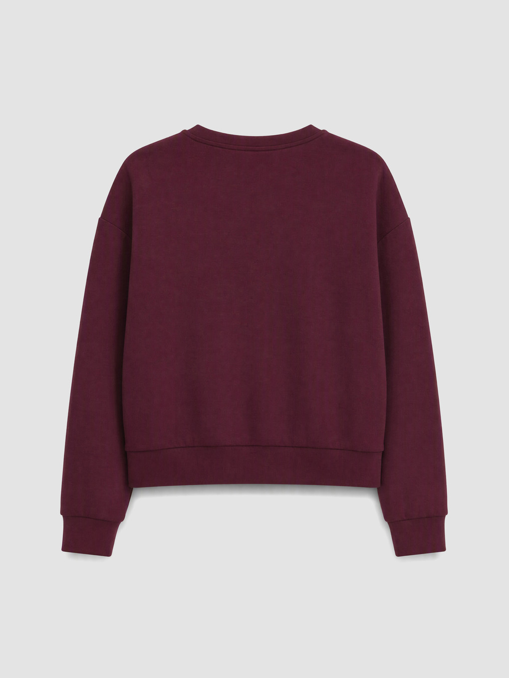 Mürdüm Oversize Soft Touch Kadın Sweatshirt-2
