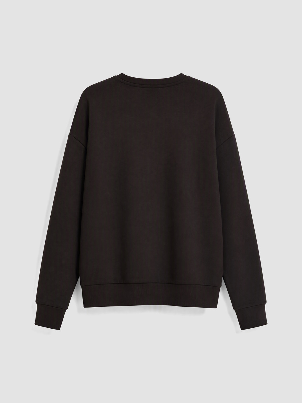 Kahverengi Oversize Soft Touch Kadın Sweatshirt-2