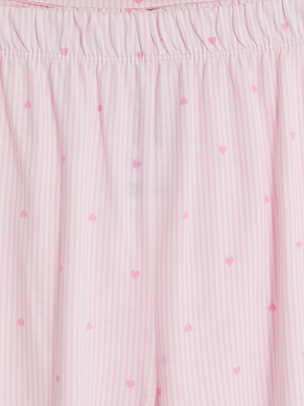 Pembe Gömlek Yaka Kız Çocuk Pijama Takım-5