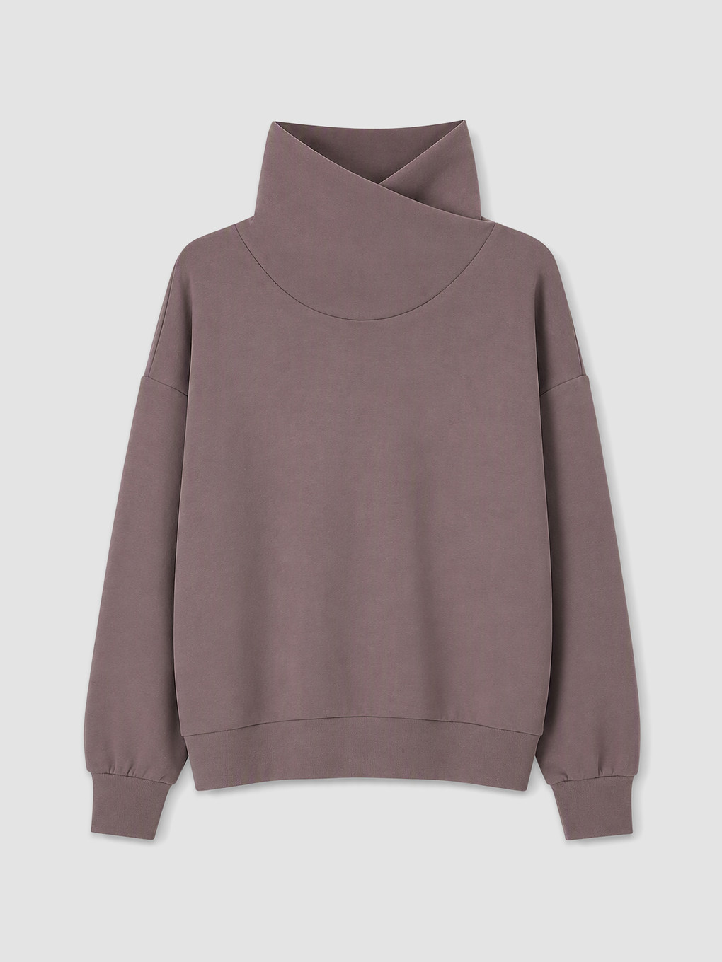 Mürdüm Soft Touch Oversize Kadın Sweatshirt