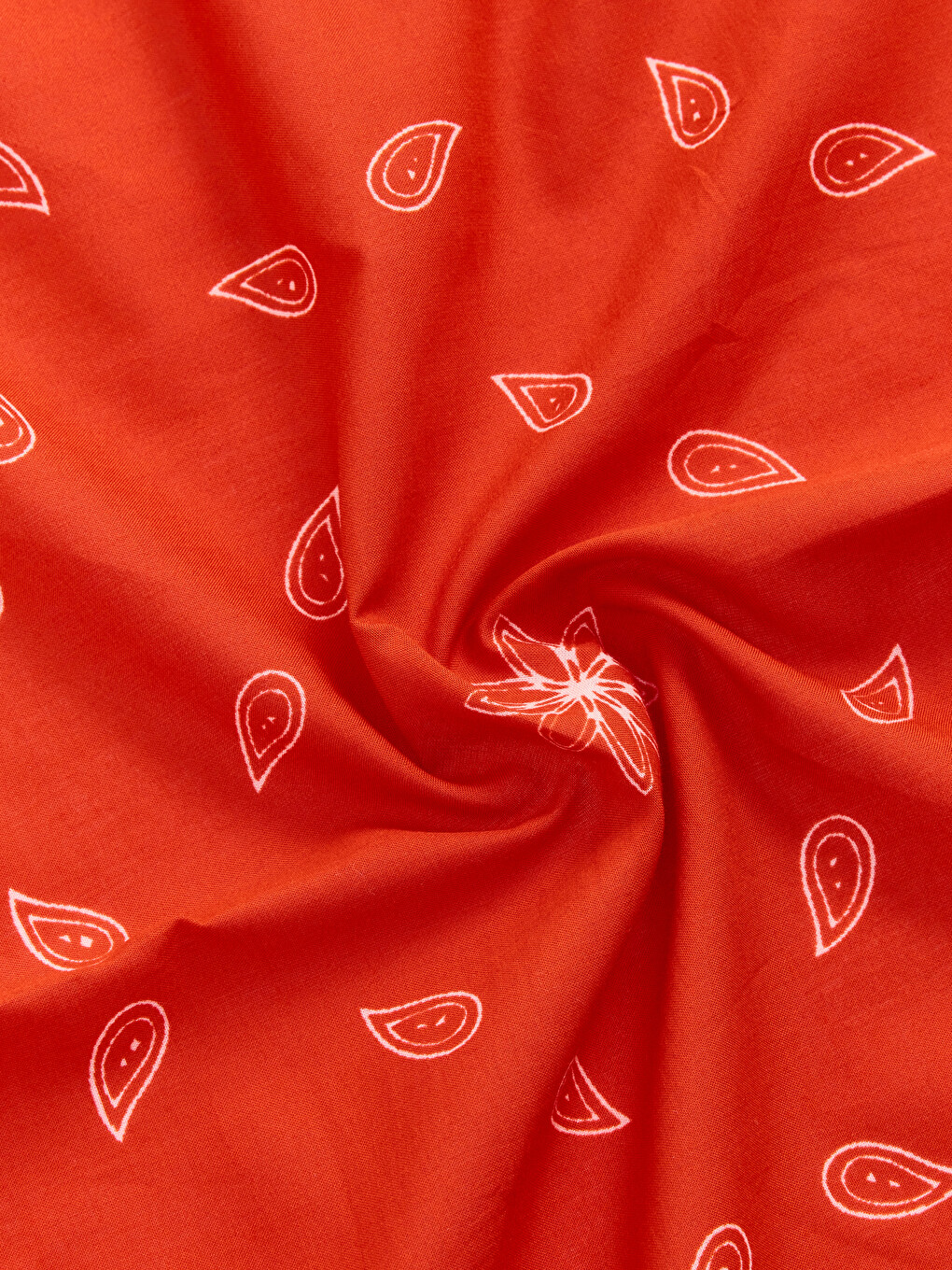 Kırmızı Desenli Erkek Bandana-2