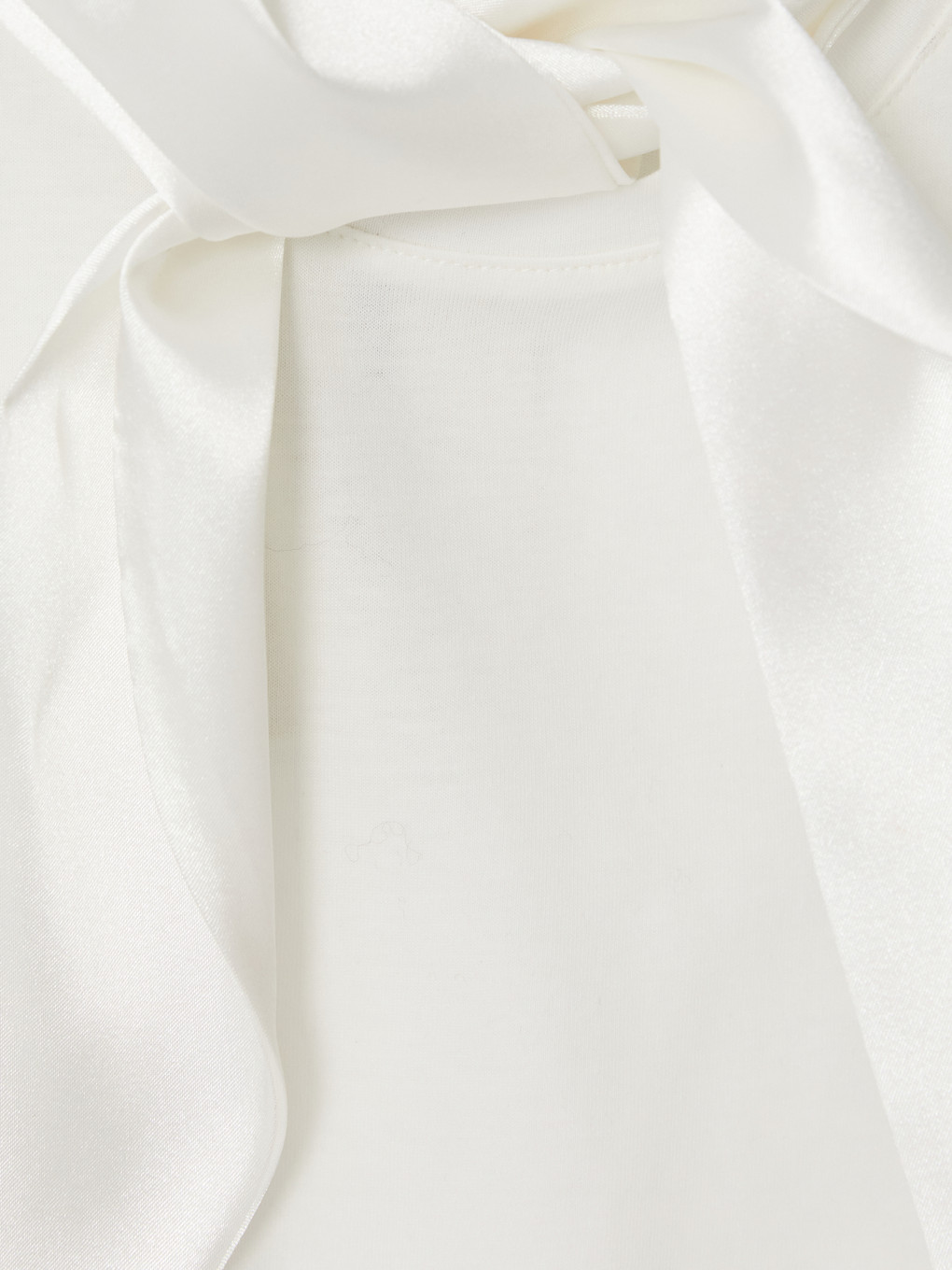 Bluză Plus Size Cu Guler Cu Panglică-3