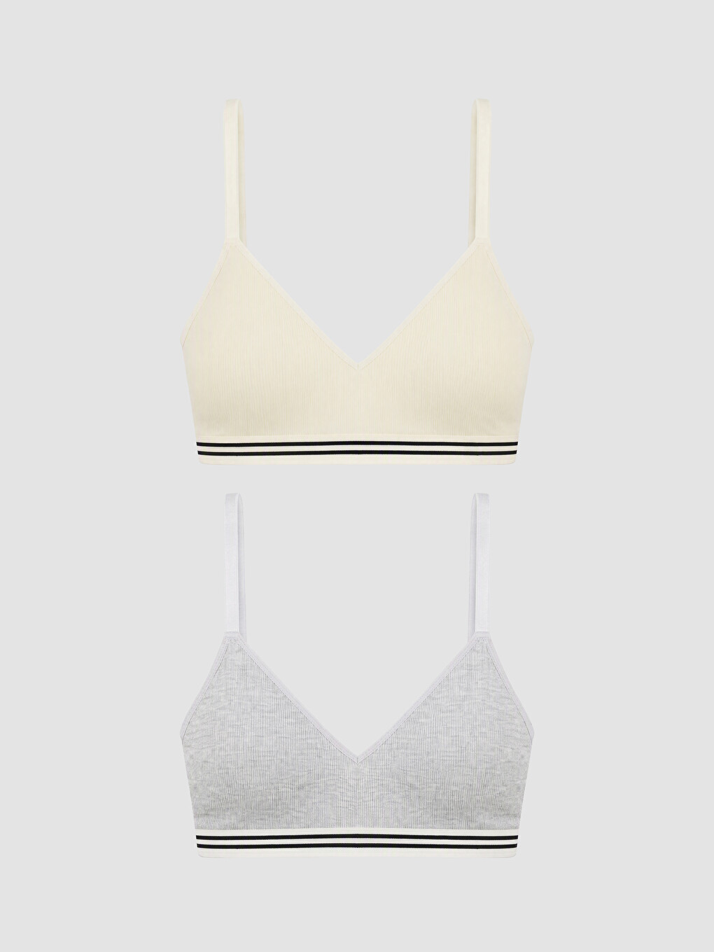 Woman Ecru Bustier Top