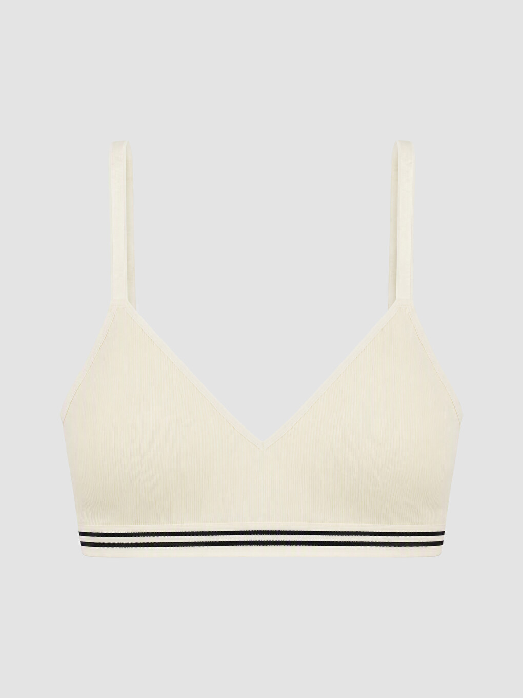 Woman Ecru Bustier Top-1