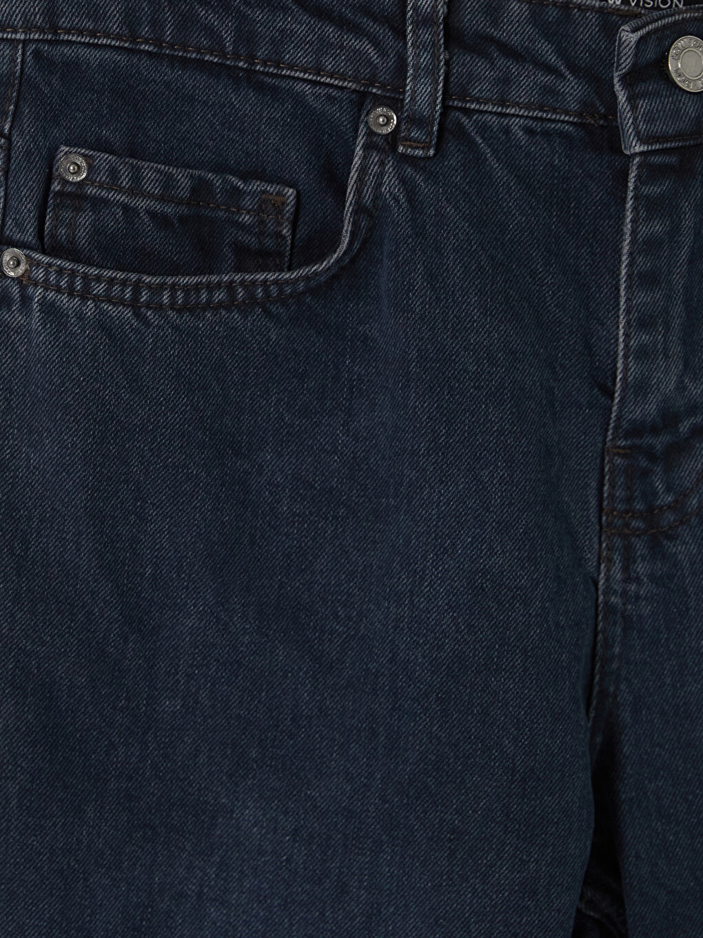 Siyah Relax Fit Gabardin Erkek Pantolon-6