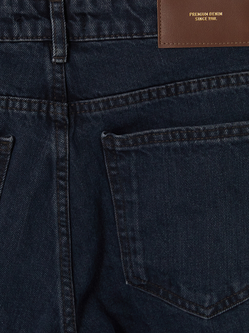 Siyah Relax Fit Gabardin Erkek Pantolon-7