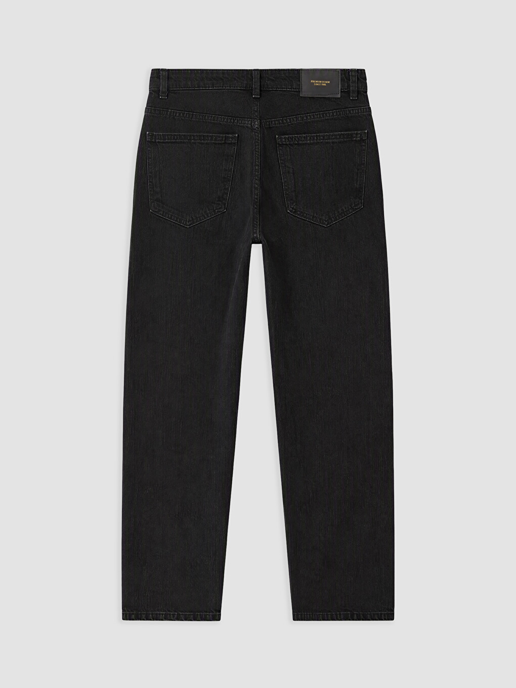 Siyah Regular Fit Erkek Pantolon-1