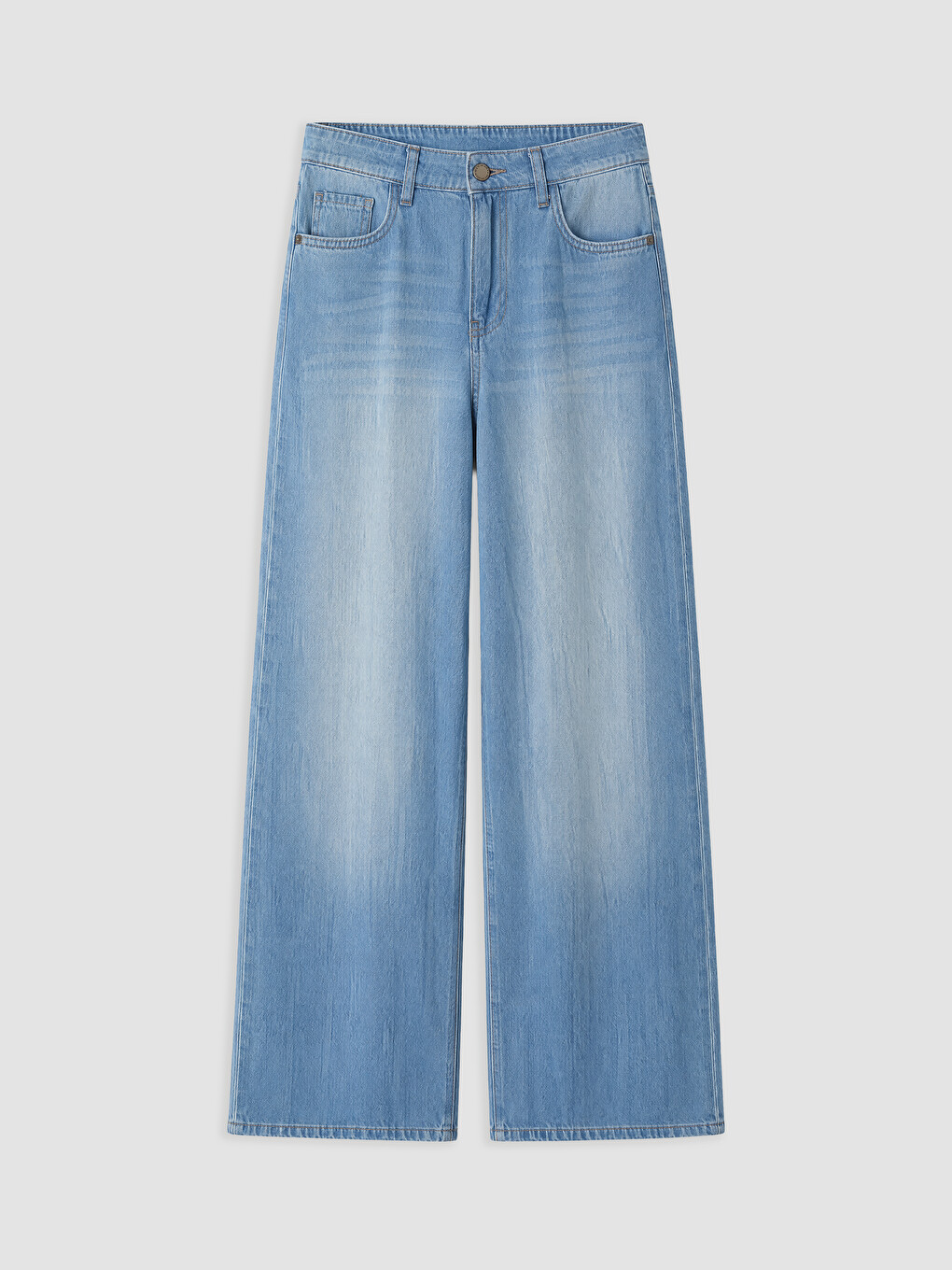 İndigo Wideleg Kadın Jean Pantolon