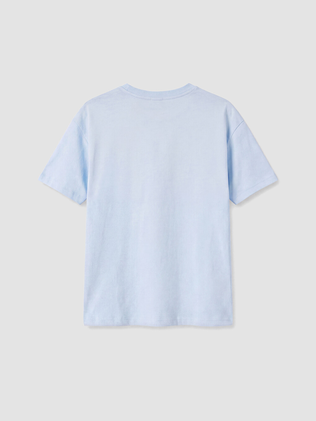 Mavi Stitch Baskılı Kız Çocuk Pijama Takım-3