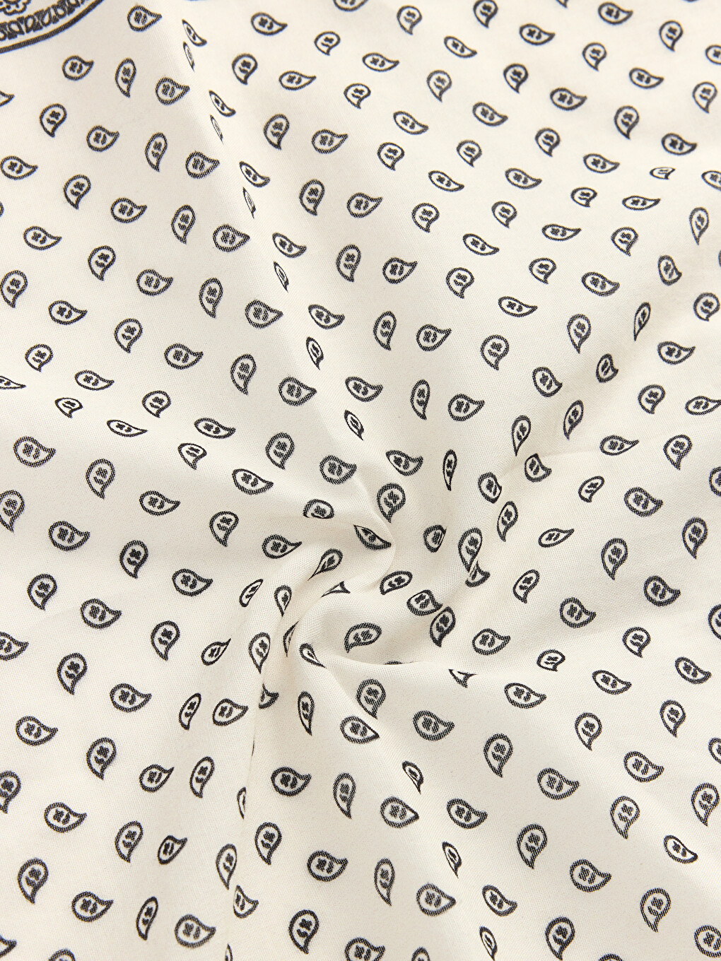 Bej Desenli Erkek Bandana-2