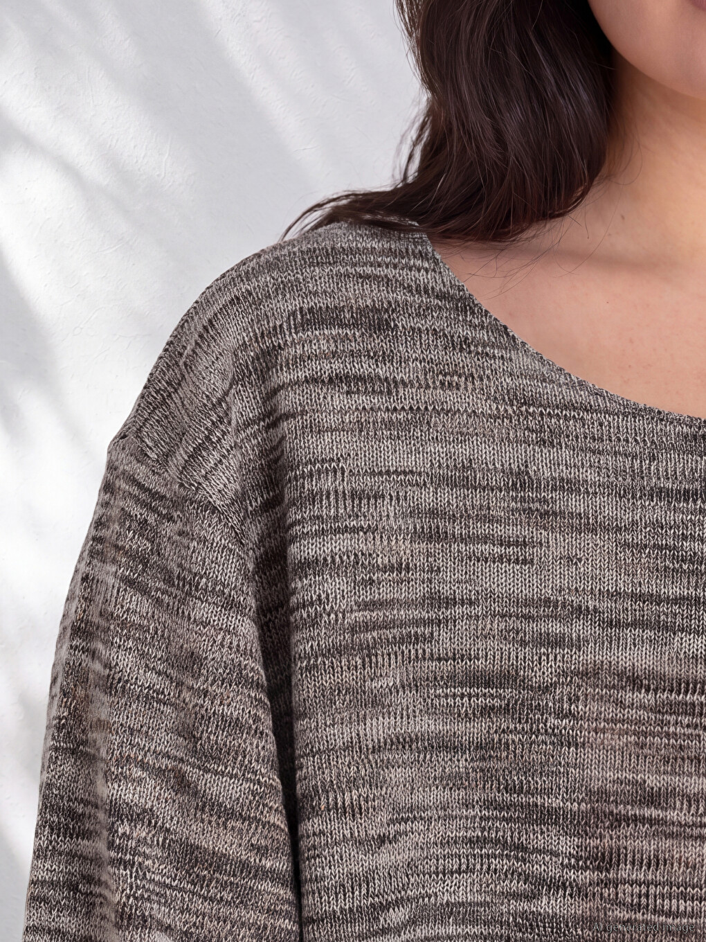 Blouse À Motifs Grande Taille-1