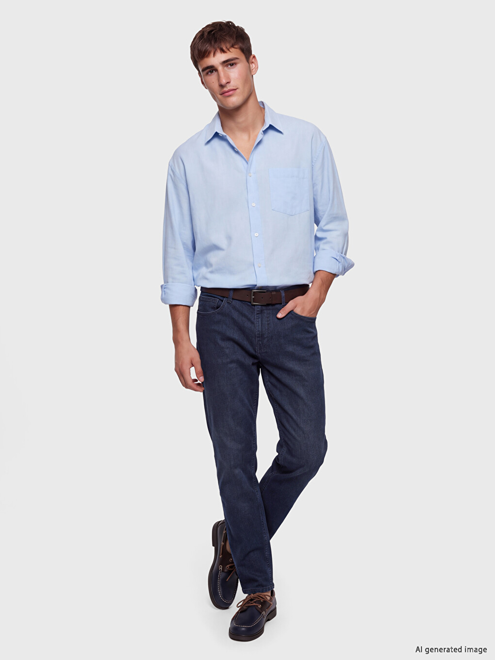 779 Blugi Regular Fit Pentru Bărbați