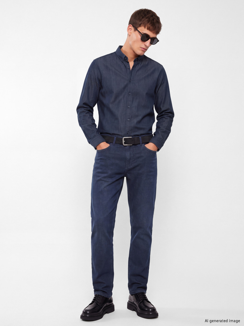 779 Blugi Regular Fit Pentru Bărbați-4