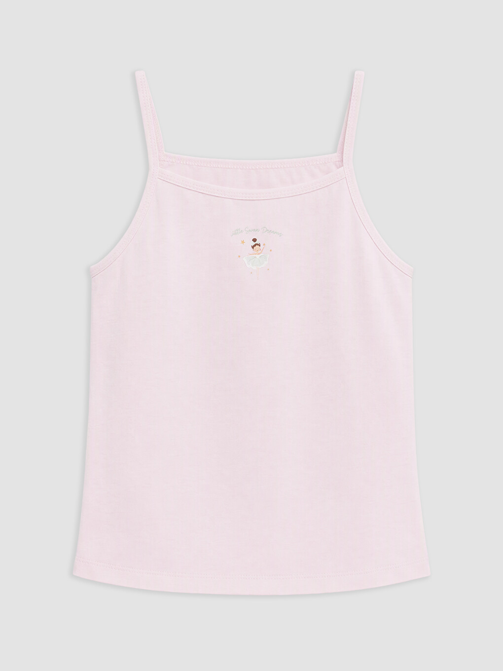 Square Neck Girls' Vest 2 Pack-1