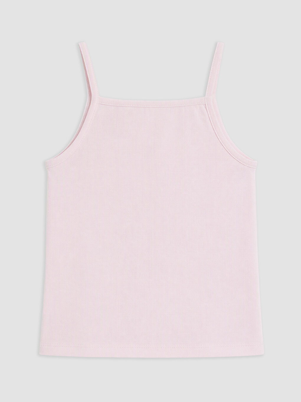 Square Neck Girls' Vest 2 Pack-3