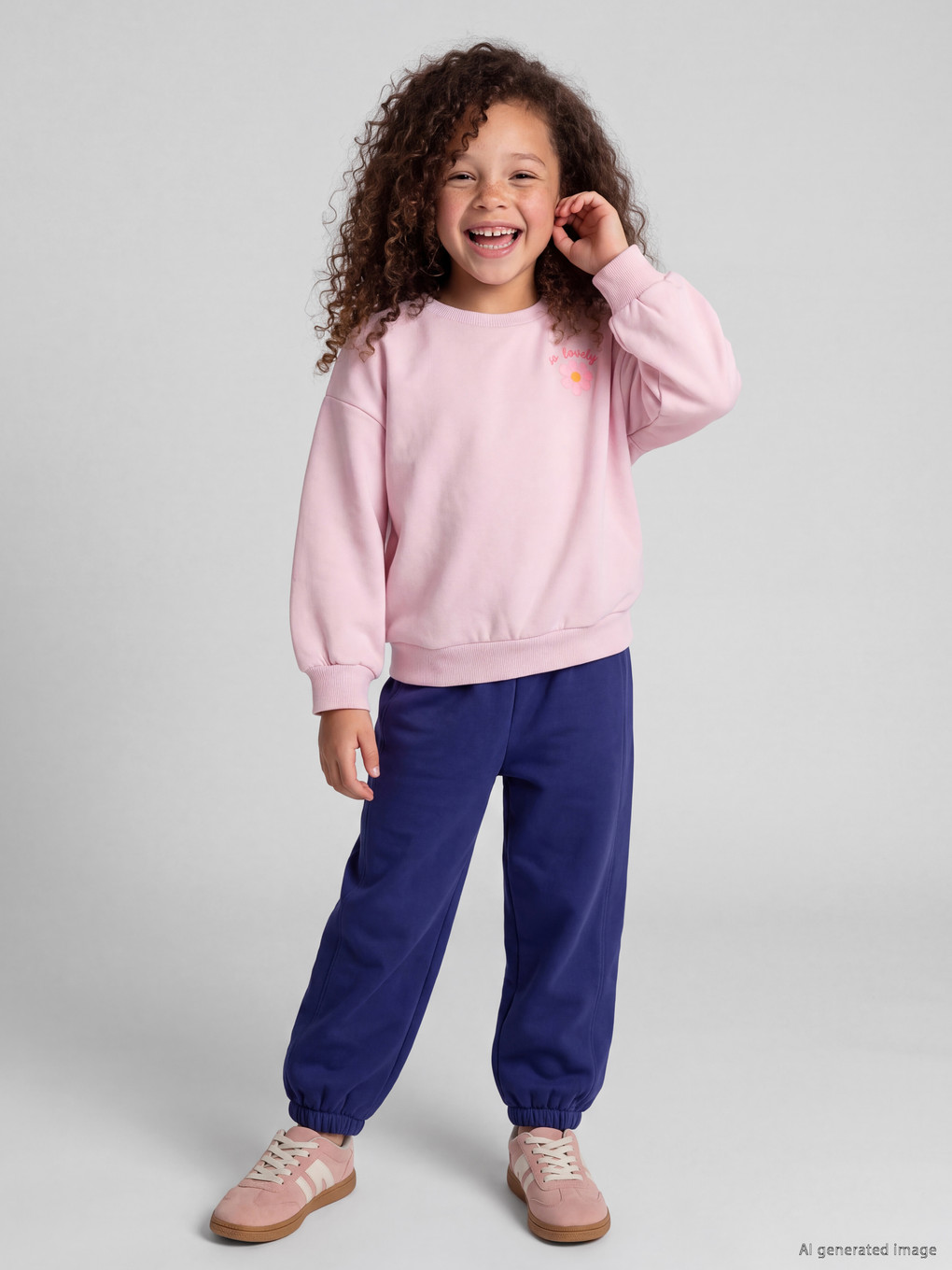  Elastic Waist Girls' Jogger Sweatpants