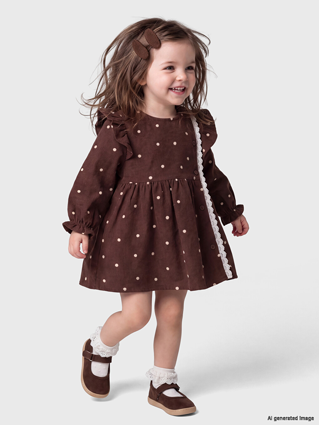 Polka Dot Baby Girls' Dress-1