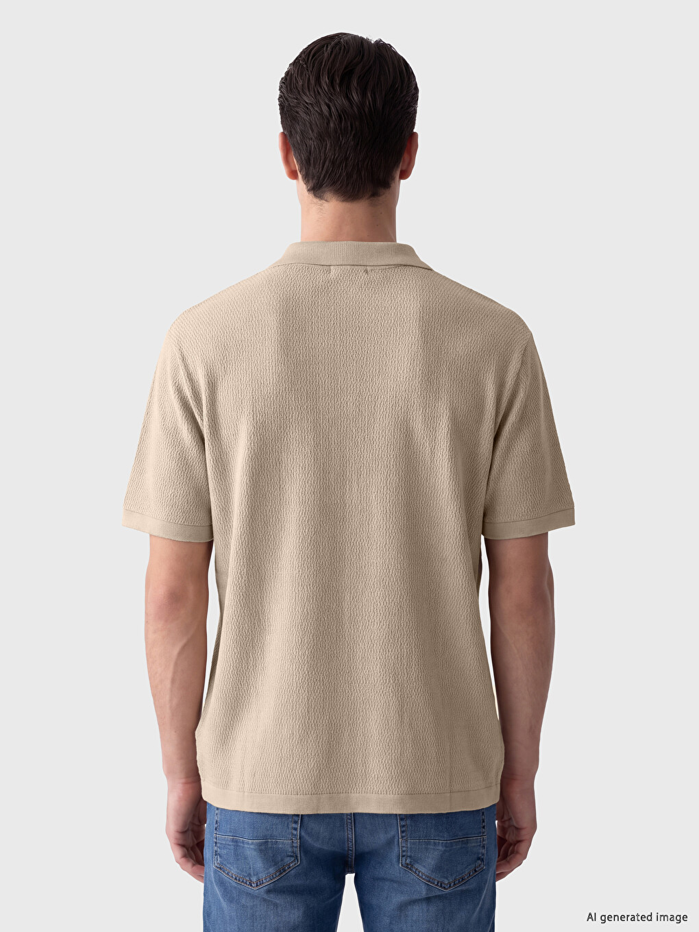 Polo Collar Men's T-shirt-2