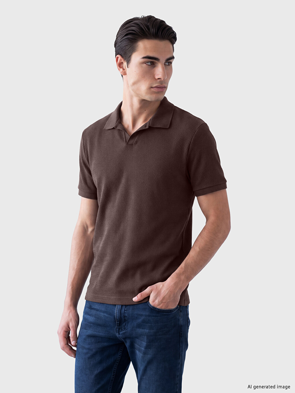 Polo Collar Men's T-shirt