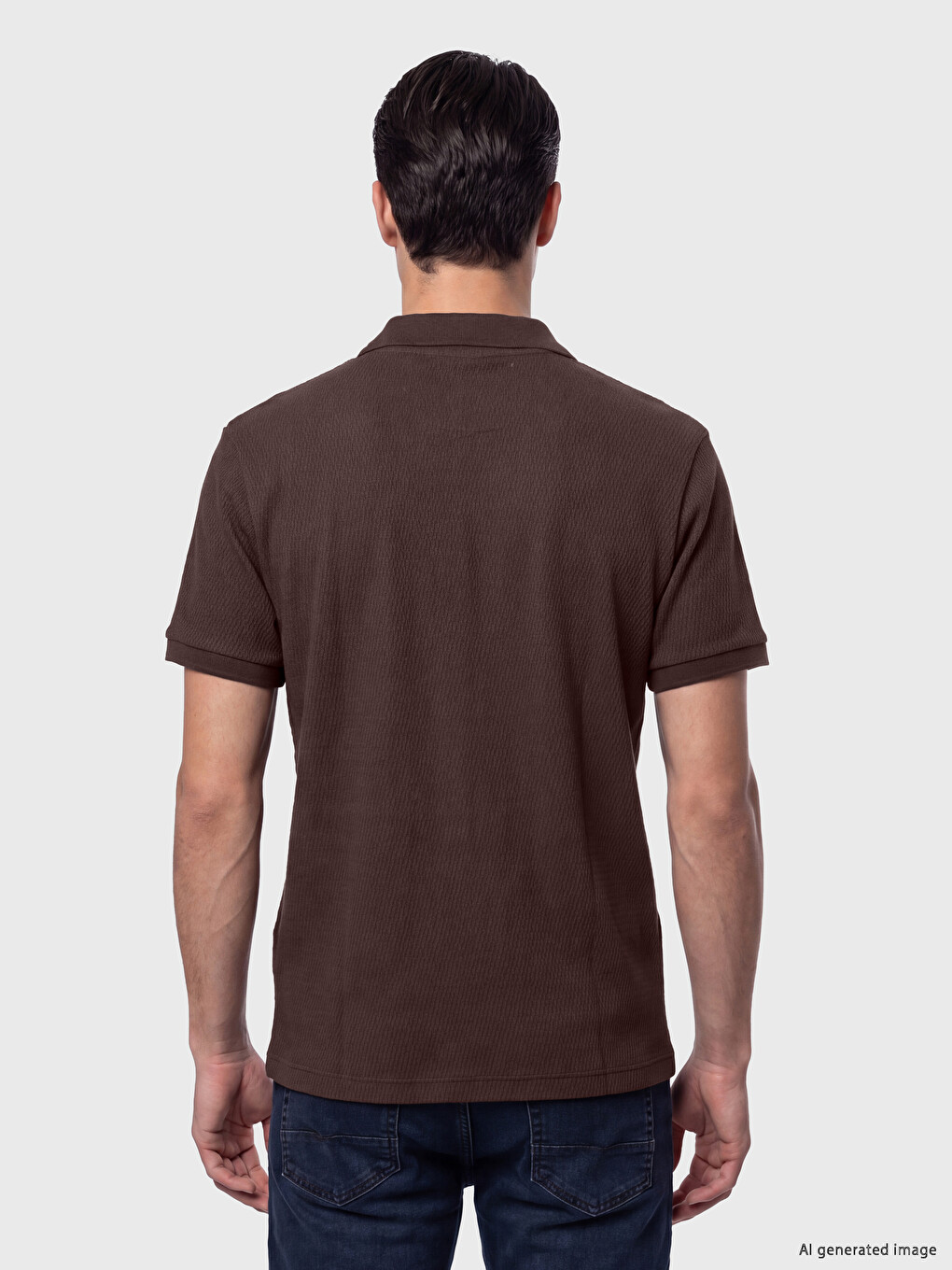 Polo Collar Men's T-shirt-2
