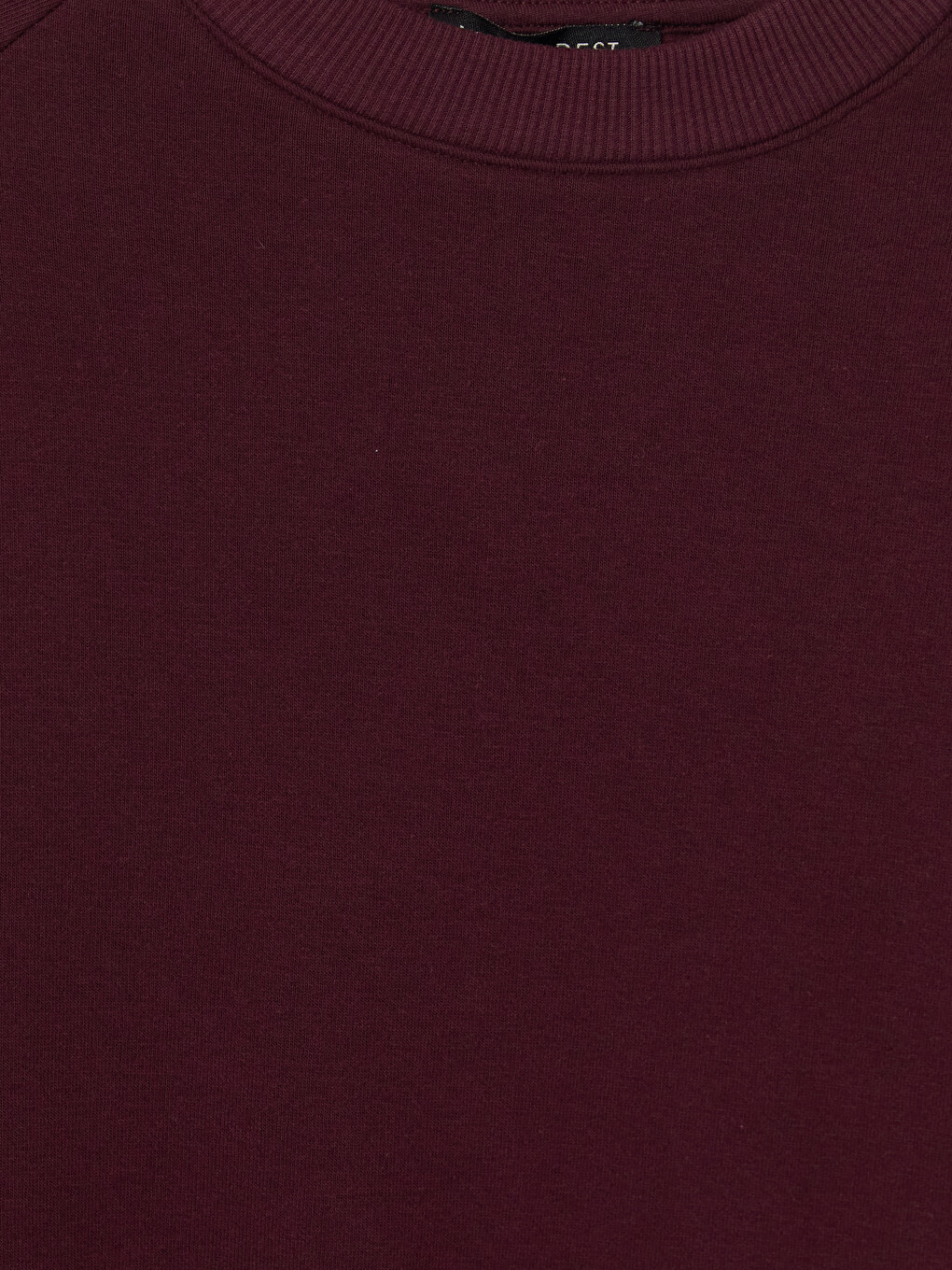 Mürdüm Oversize Kadın Kalın Sweatshirt Tunik-2
