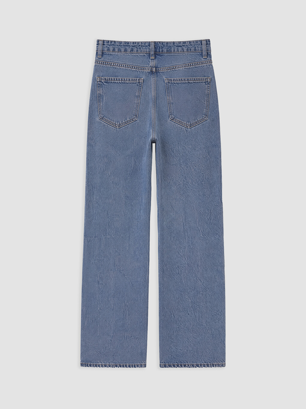 İndigo Straight Fit Kadın Jean Pantolon-1