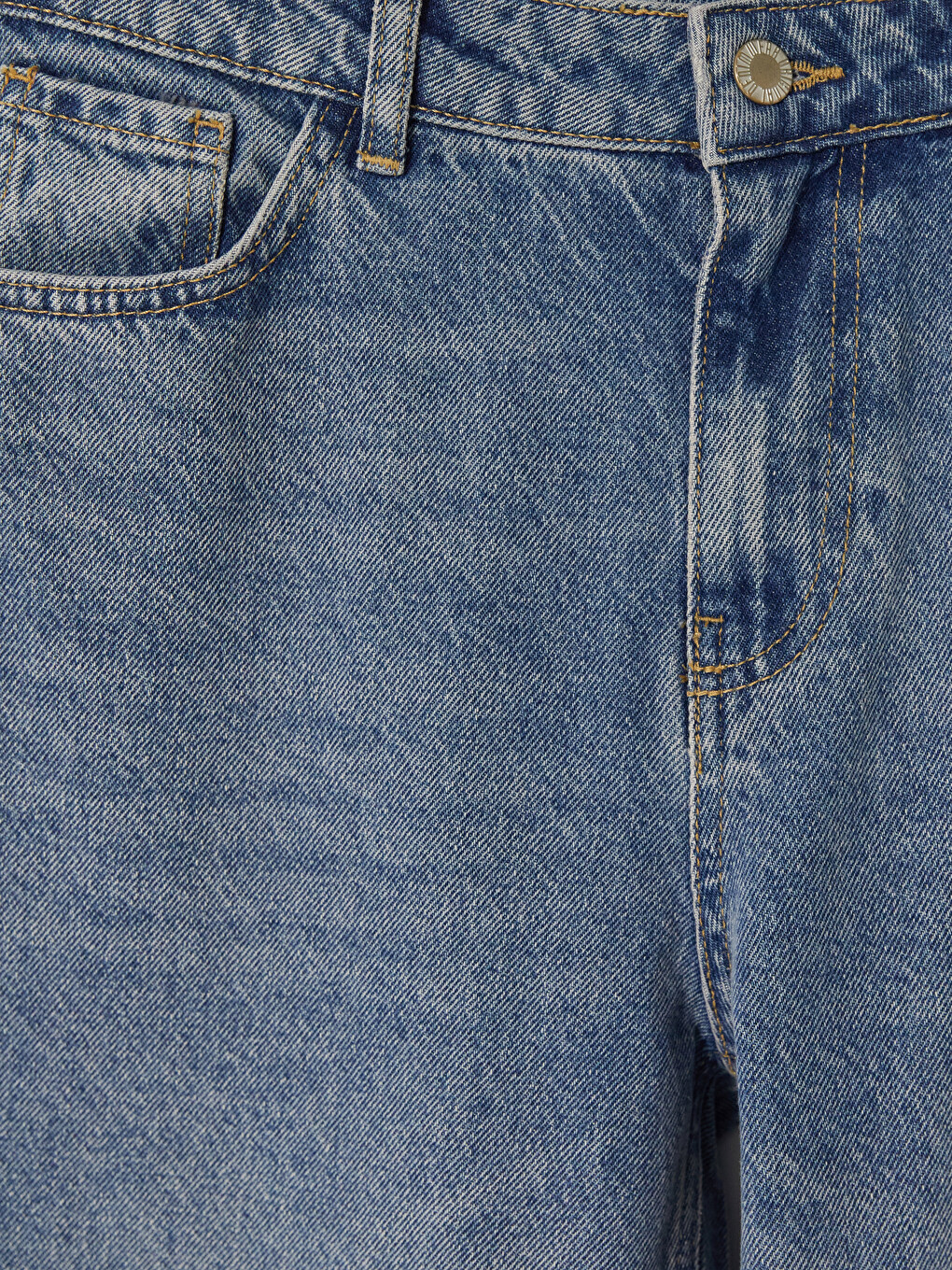 İndigo Straight Fit Kadın Jean Pantolon-2