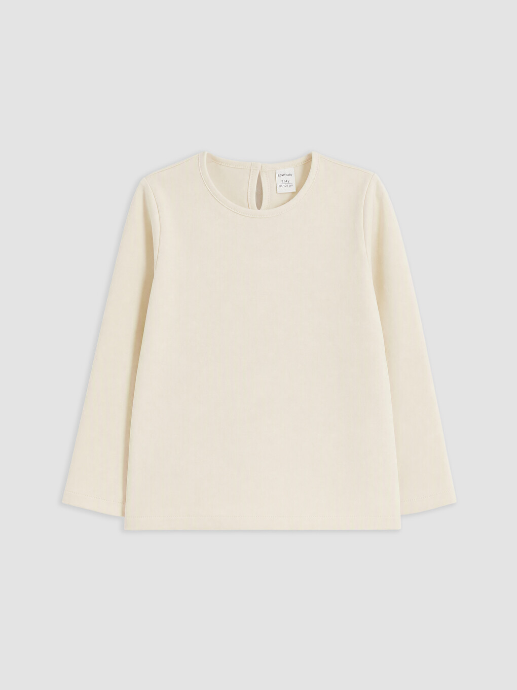 Crew Neck Flowered Baby Girls' Dress-2