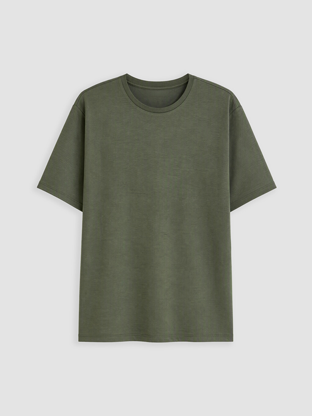 Bluzë Me Madhësi Plus Me Jakë Të Rrumbullakët Për Gra T-shirt
