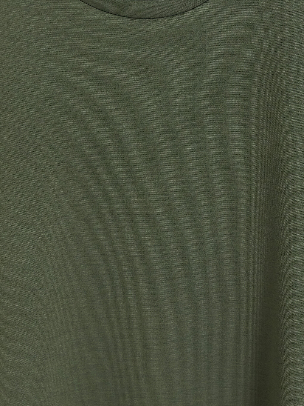 Bluzë Me Madhësi Plus Me Jakë Të Rrumbullakët Për Gra T-shirt-1