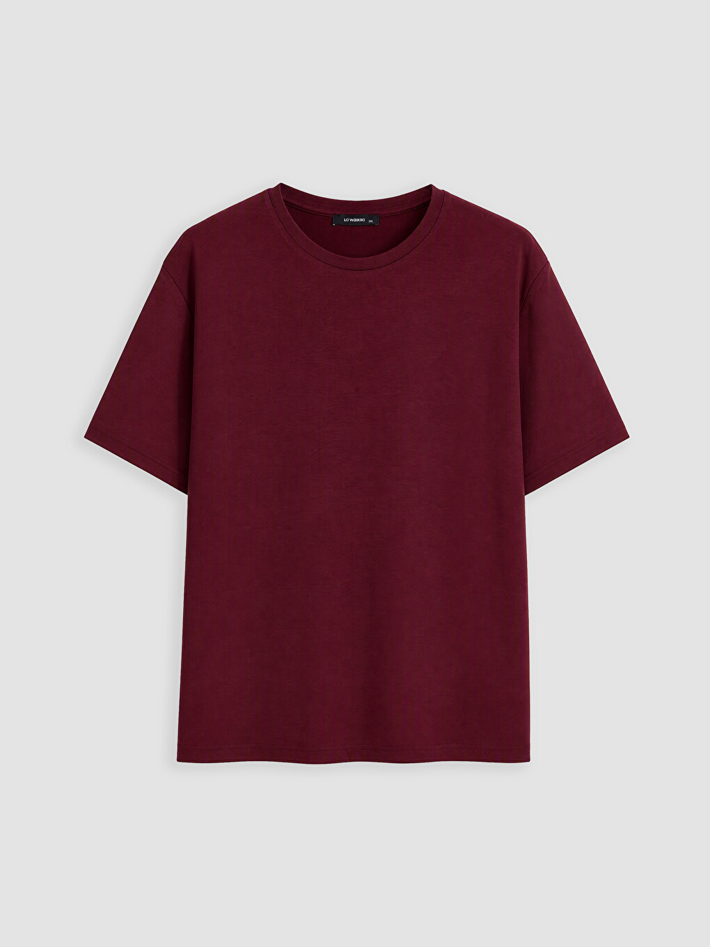 Bluzë Me Madhësi Plus Me Jakë Të Rrumbullakët Për Gra T-shirt