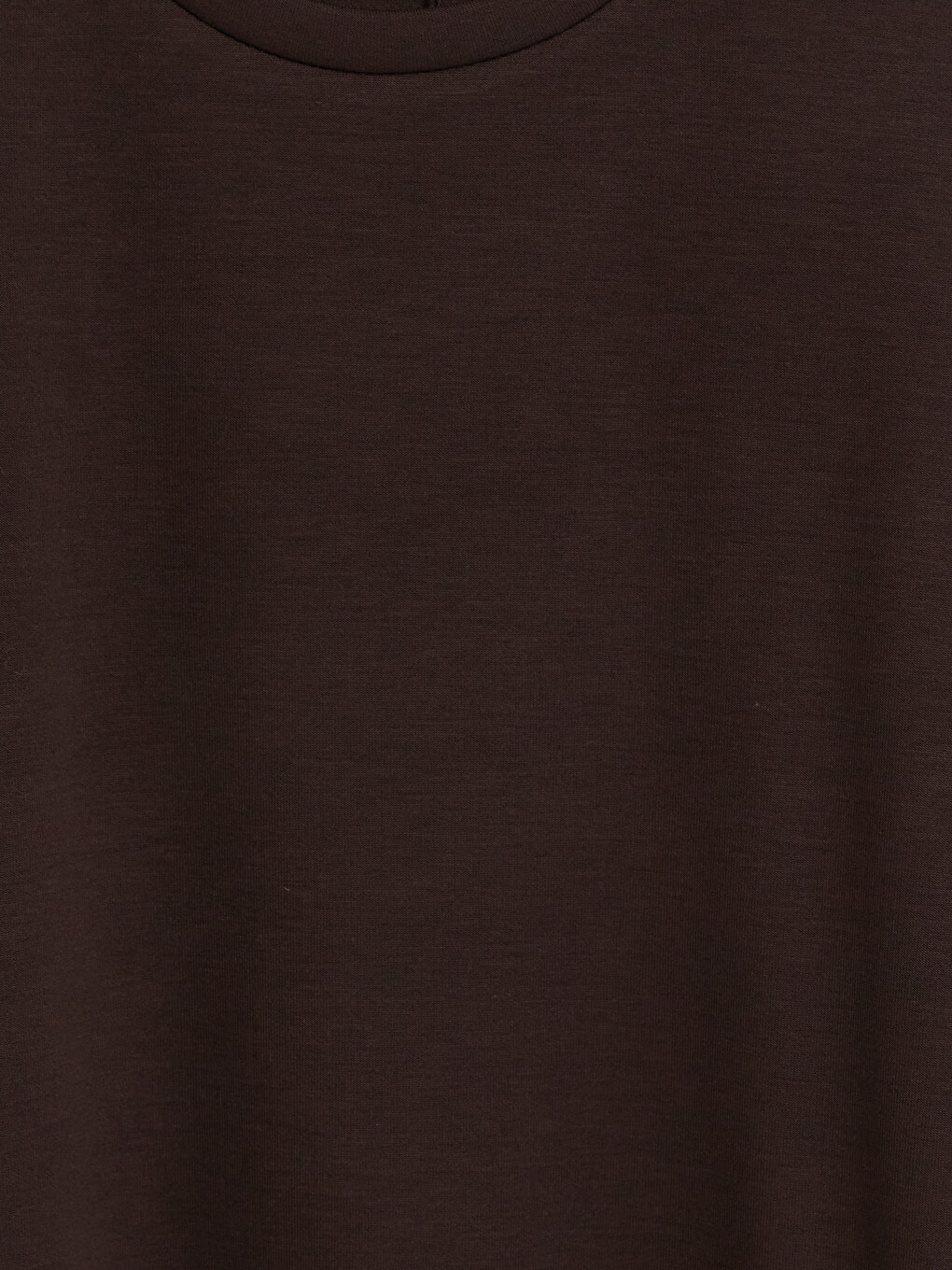 Bluzë Me Madhësi Plus Me Jakë Të Rrumbullakët Për Gra T-shirt-1