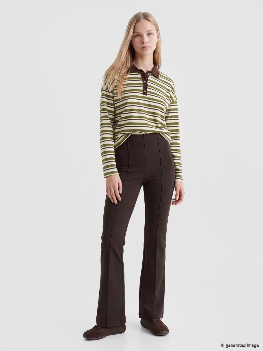 Extra Slim Fit Flare Women's Trousers