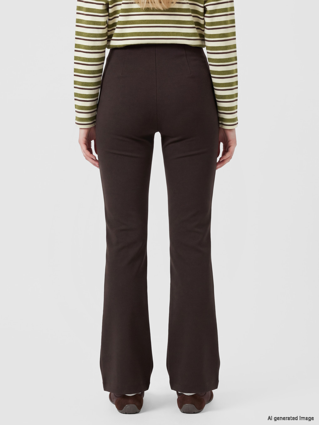 Extra Slim Fit Flare Women's Trousers-3
