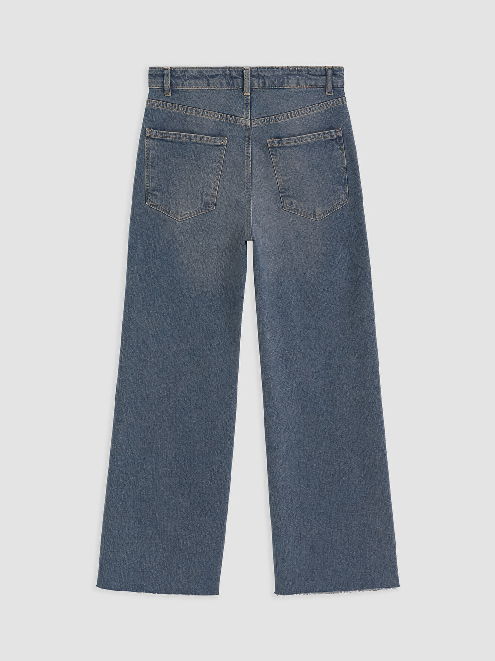 İndigo Culotte Fit Kadın Jean Pantolon-1